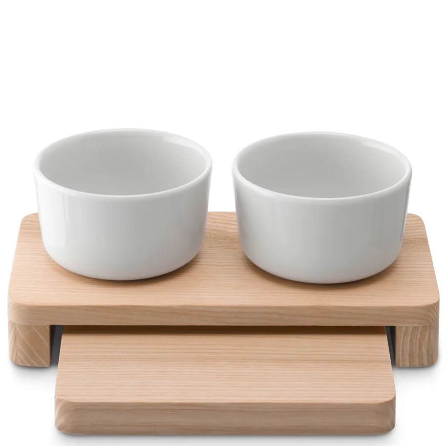 Collective Servierset LxBxH19.5x16x8cm Esche weiss