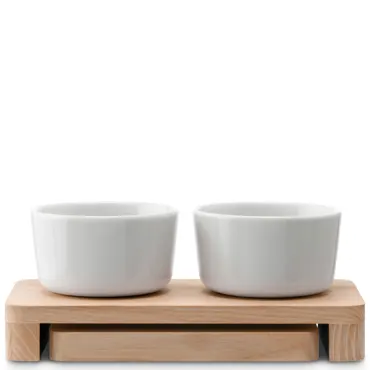 Collective Servierset LxBxH19.5x16x8cm Esche weiss