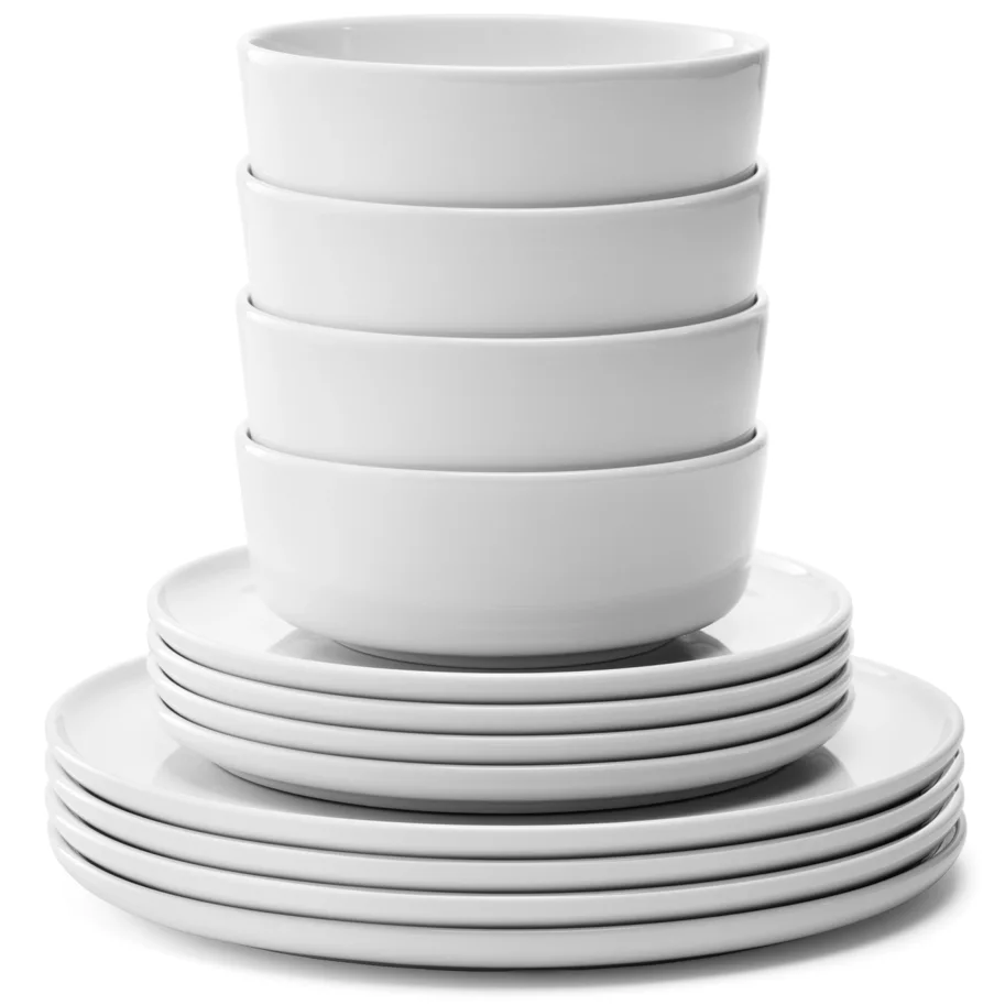 12er Set Collective Geschirrset weiss