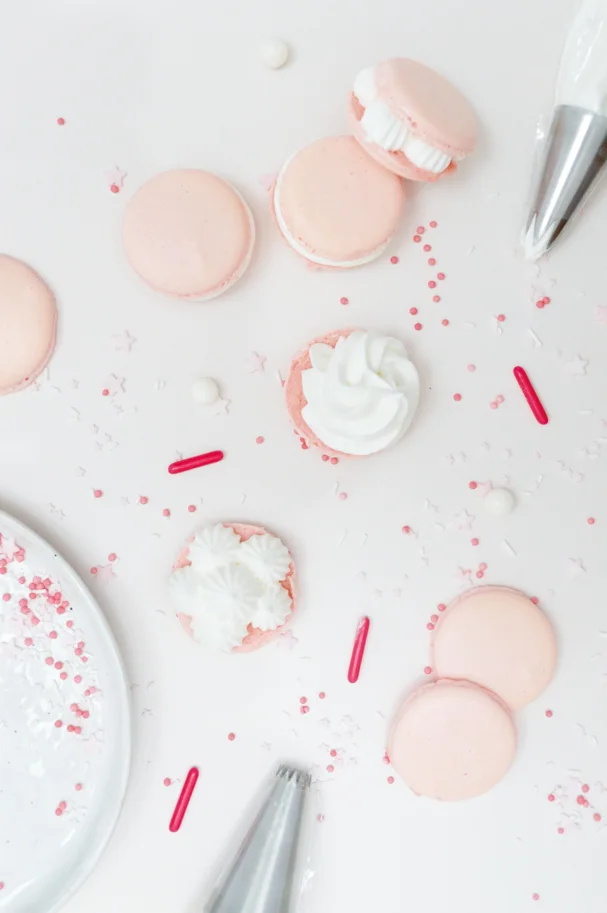 3er Set Spritztüllen Edelstahl für Macarons