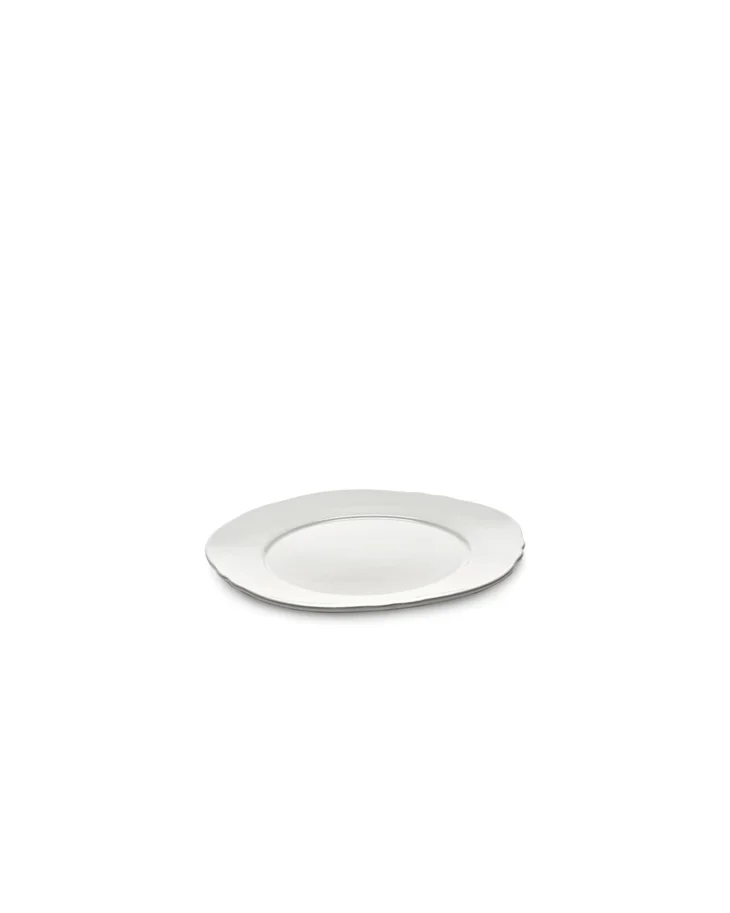 Silhouette Teller flach D17cm H1.4cm weiss Porzellan