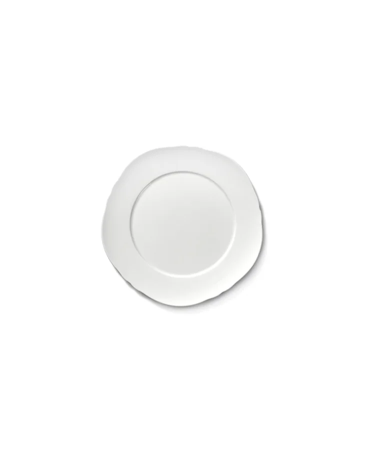 Silhouette Teller flach D17cm H1.4cm weiss Porzellan