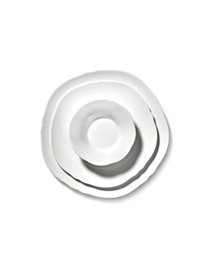 Silhouette Teller flach D23.5cm H1.5cm weiss Porzellan