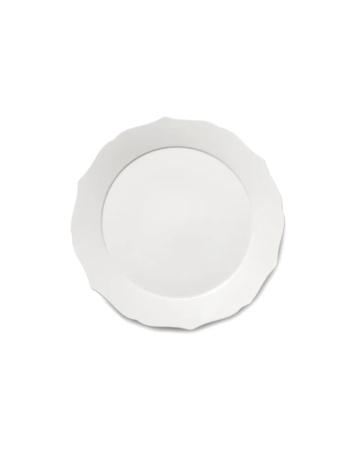Silhouette Teller flach D26cm H1.5cm weiss Porzellan