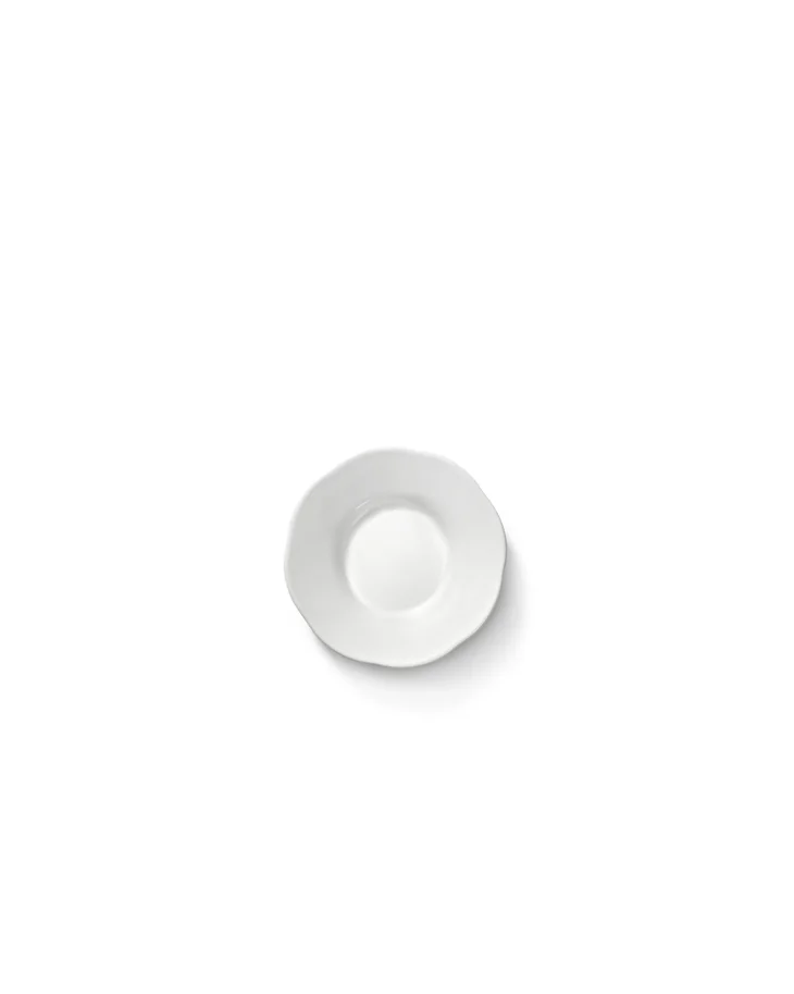 Silhouette Teller tief D10.5cm H3cm weiss Porzellan