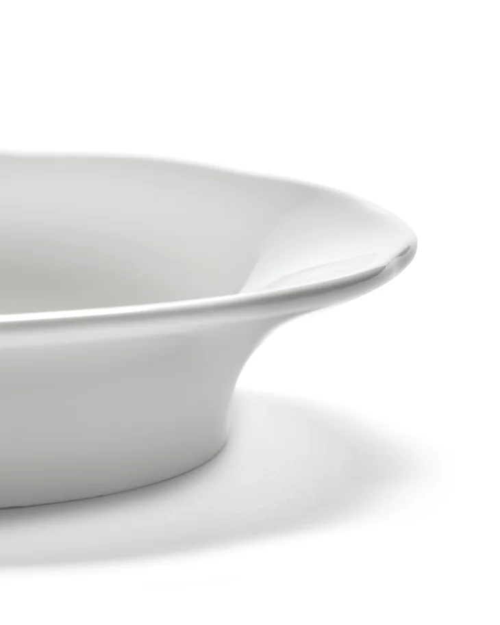 Silhouette Teller tief D15cm H3cm weiss Porzellan
