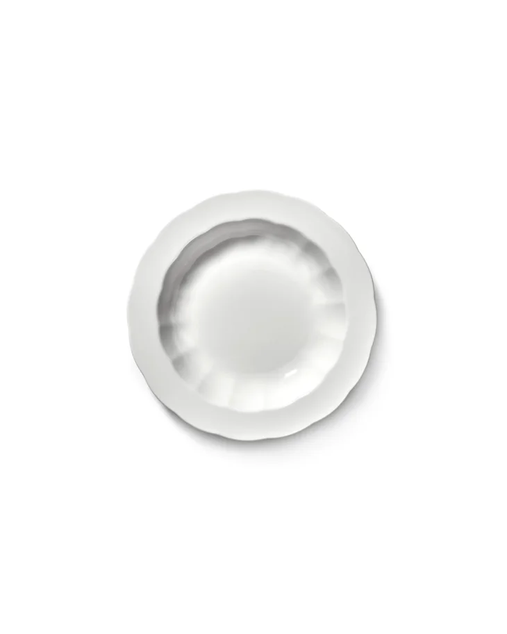 Silhouette Teller tief D21.5cm H3.6cm weiss Porzellan