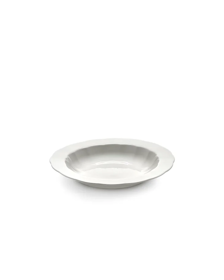 Silhouette Teller tief D23.7cm H3.8cm weiss Porzellan