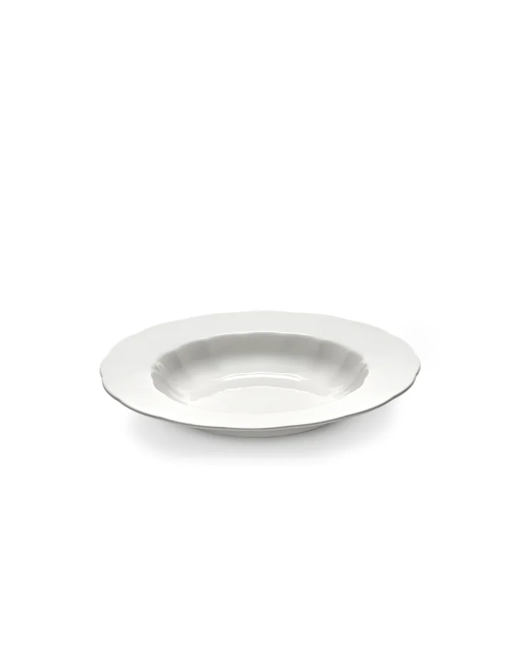 Silhouette Teller tief D27cm H4cm weiss Porzellan