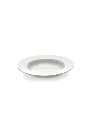 Silhouette Teller tief D27cm H4cm weiss Porzellan