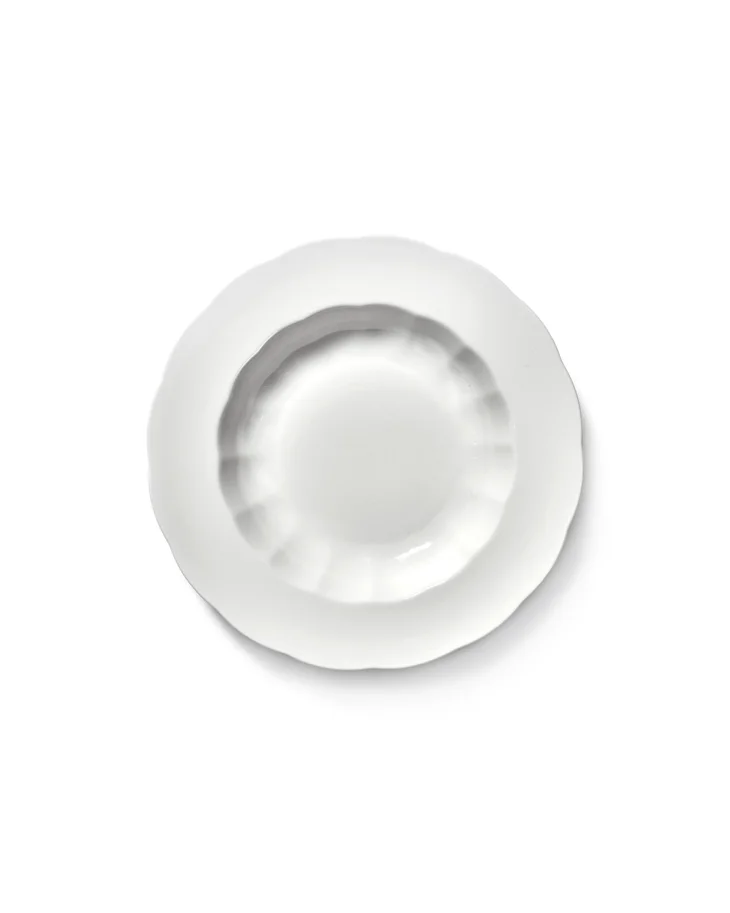 Silhouette Teller tief D27cm H4cm weiss Porzellan