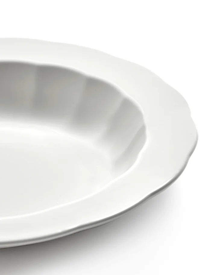 Silhouette Teller tief D27cm H4cm weiss Porzellan