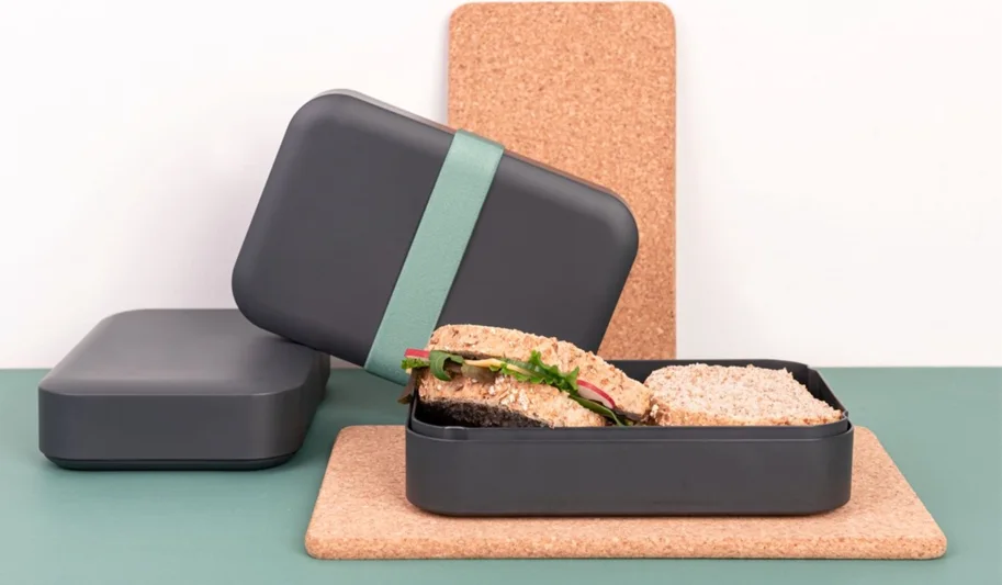 Amuse Plus Zero Waste Lunchbox 210X140X50mm Grau