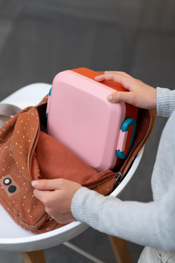 Rikko Lunchbox PP poppy flamingo