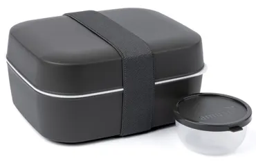 3-in-1 Lunchbox PP charcoal