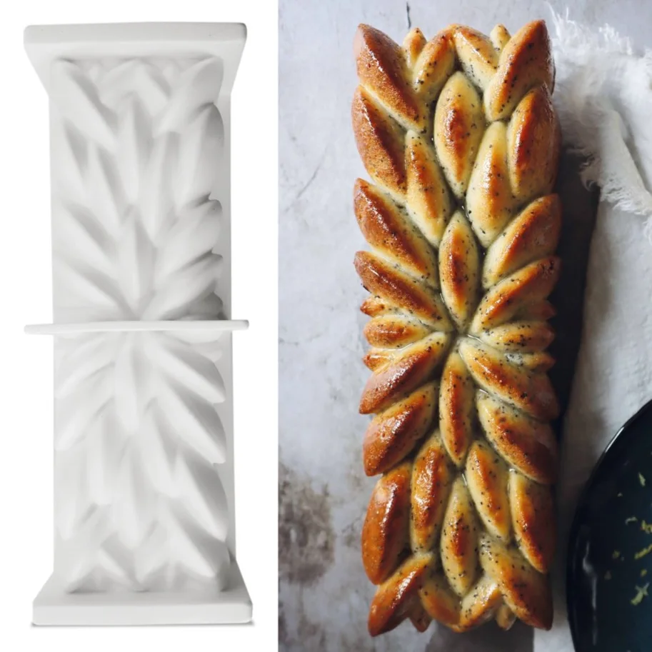 3D Silikonform Bûche L21cm
