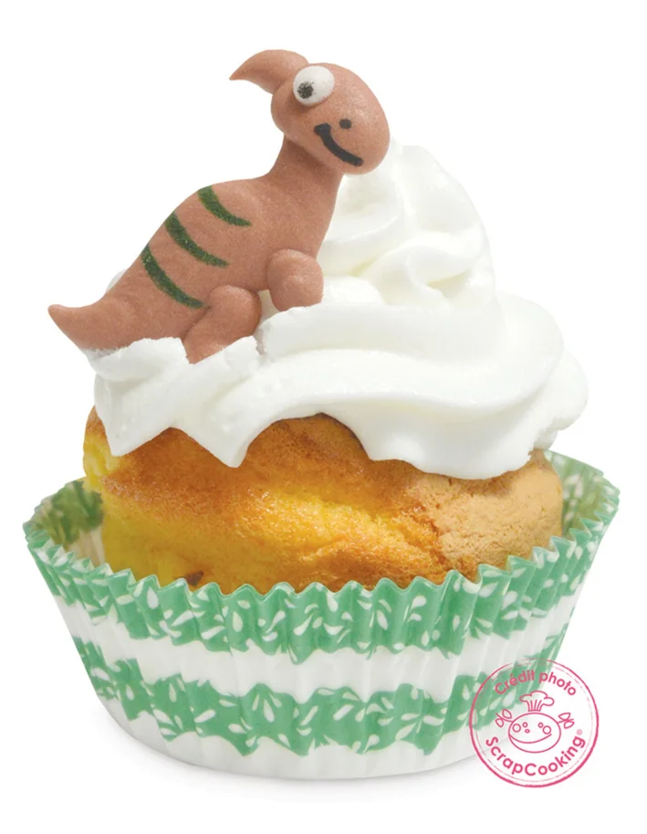 6 Stk. Zuckerdekor Dino
