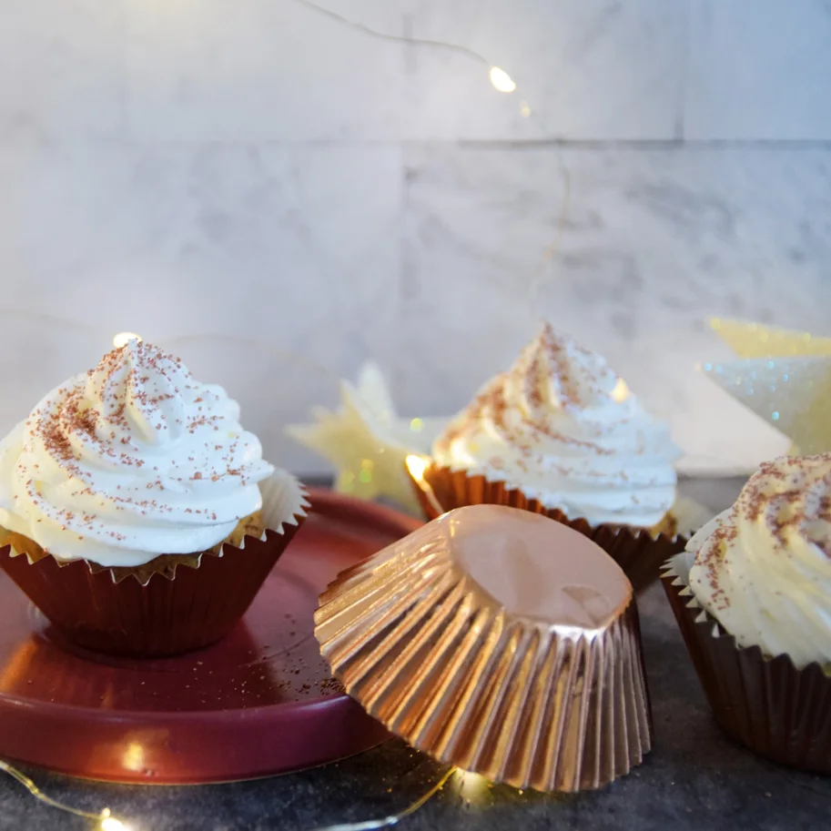 48 Stk. Cupcake Formen Rosé Gold
