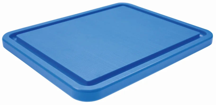 Schneidebrett GN 1/1 H2cm blau mit Saftrille
