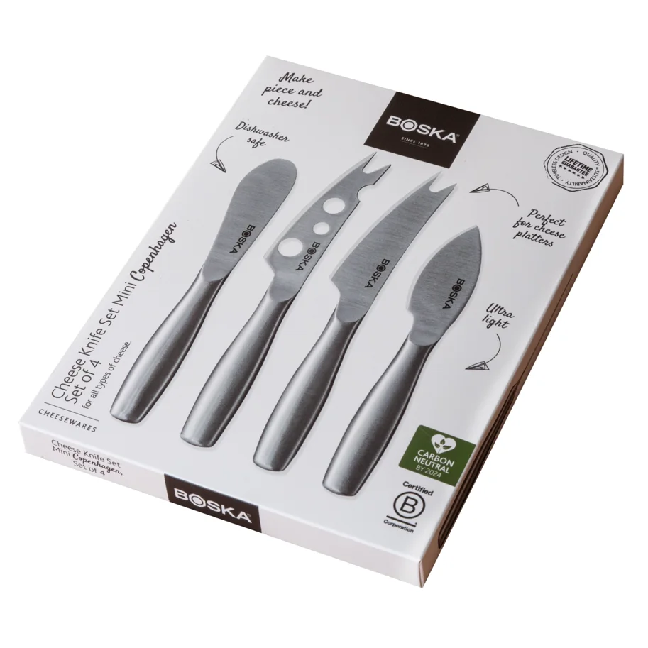 Käsemesser-Set Mini Copenhagen silber Edelstahl