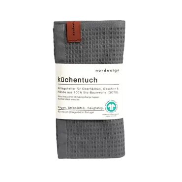 Küchentuch Oslo Grey, dunkelgrau 40x60cm