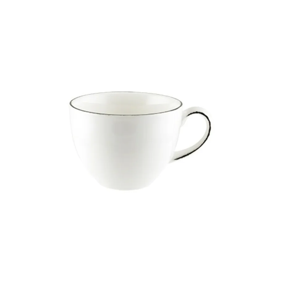 Retro Black Rita Kaffeetasse 230ml weiss
