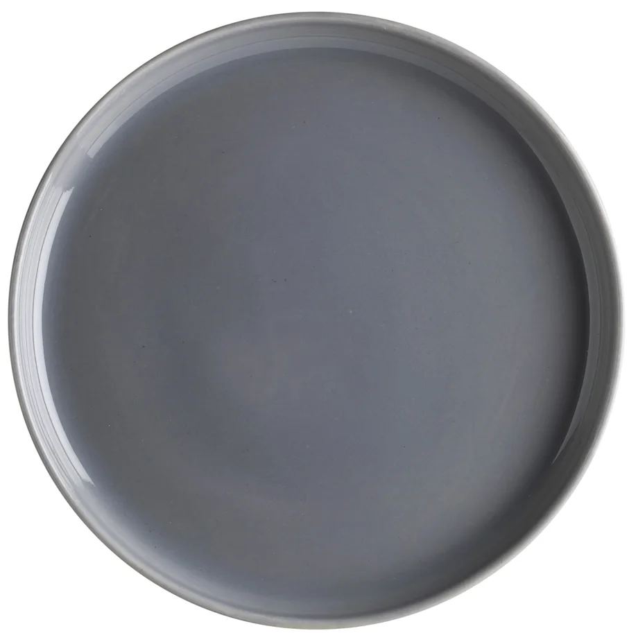 Ground gris Teller flach D21cm