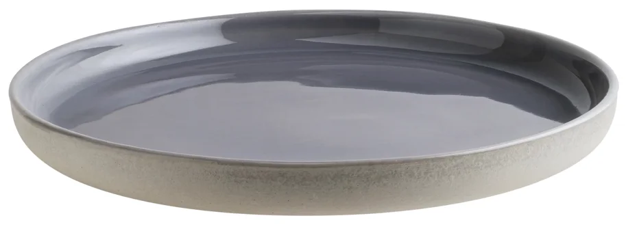 Ground gris Teller flach D25cm