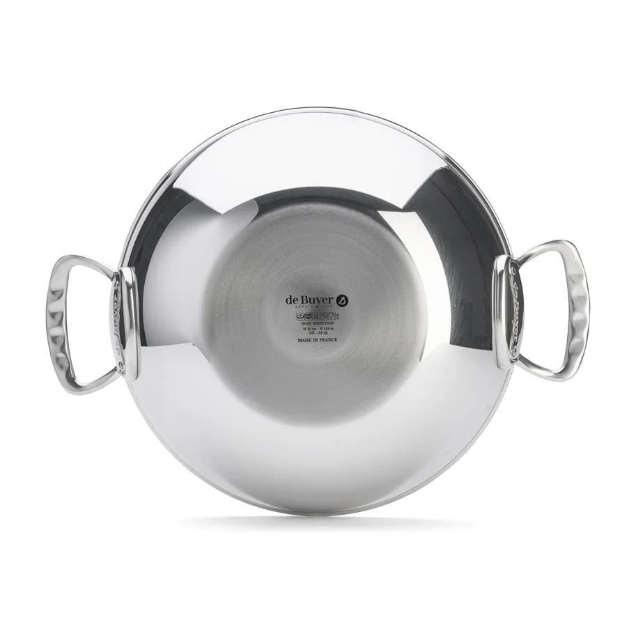 Affinity Wok mit zwei Griffen D32cm Edelstahl