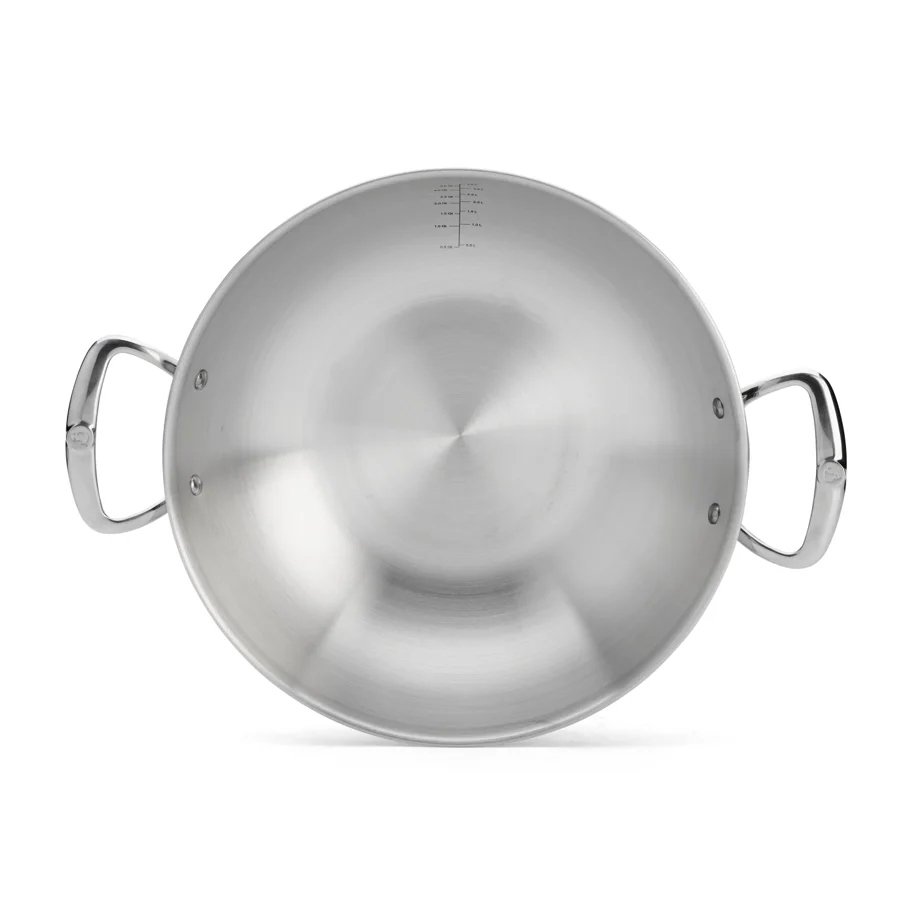Affinity Wok mit zwei Griffen D32cm Edelstahl