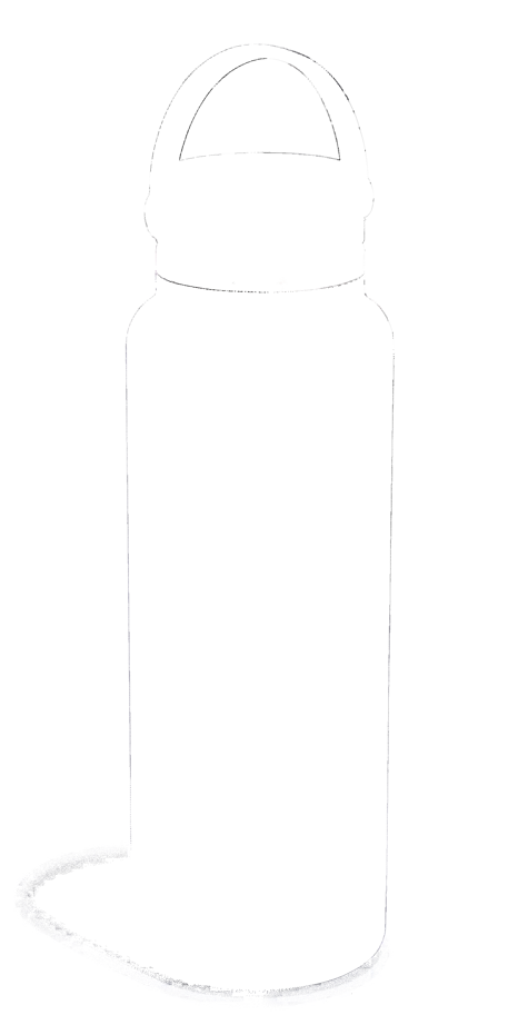 Trinkflasche Wide Flex Deckel 1183ml schwarz