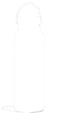 Trinkflasche Wide Flex Deckel 1183ml schwarz