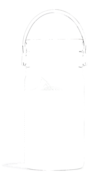 Trinkflasche Wide Flex Sip Deckel 350ml agave