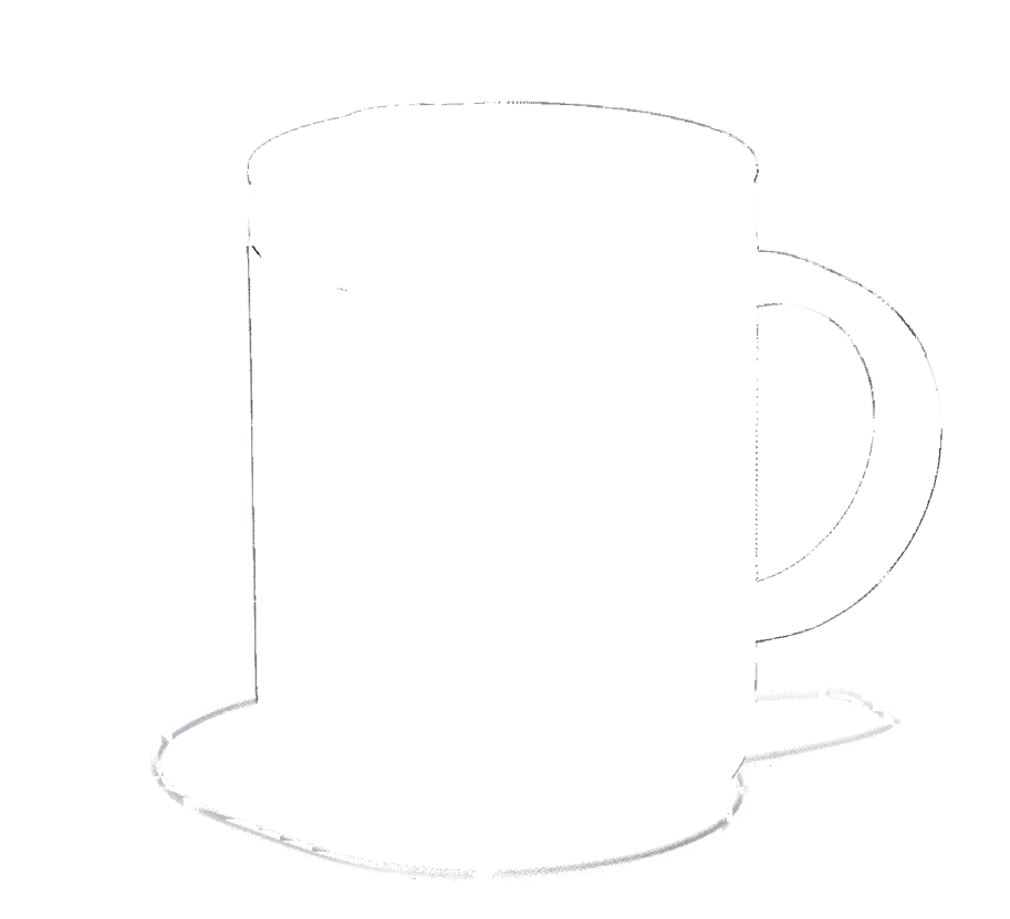 Tasse 350ml schwarz