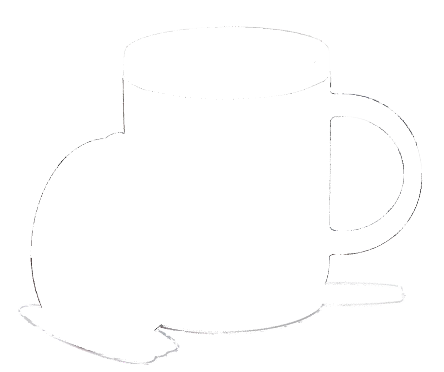 Tasse 350ml schwarz