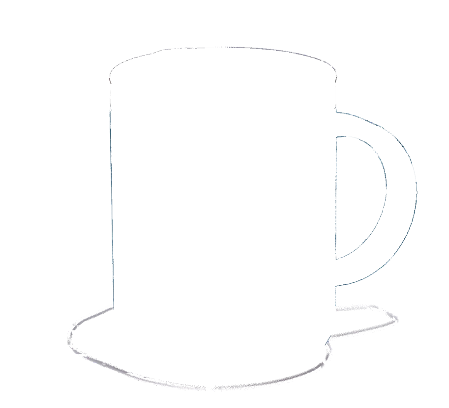 Tasse 350ml indigo