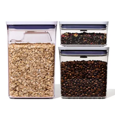 GG POP Container Set 3tlg. mit Messlöffel 0.6l 1.6l 2.6l