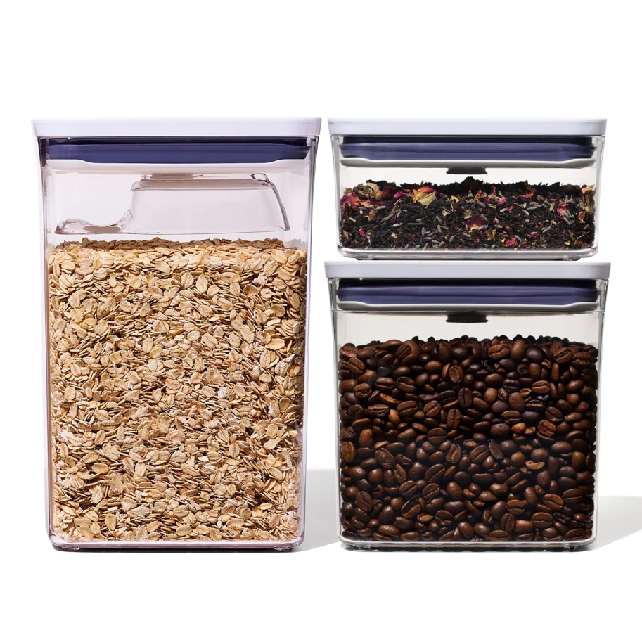 GG POP Container Set 3tlg. mit Messlöffel 0.6l 1.6l 2.6l