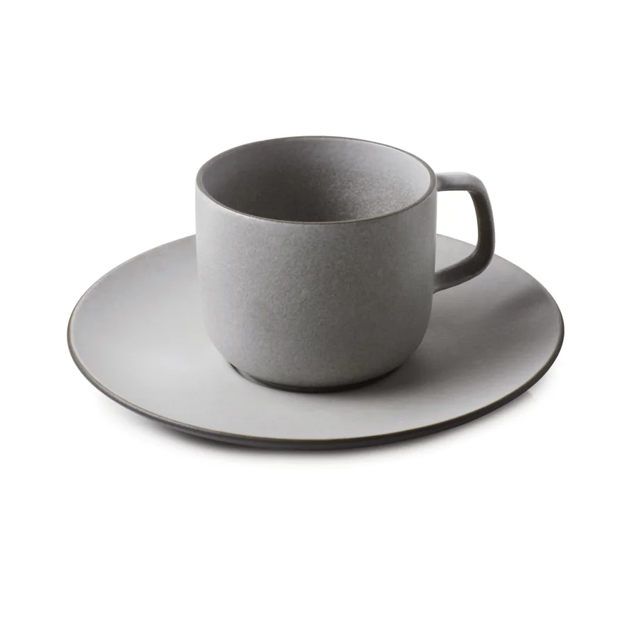 Equinoxe Espressotasse m. Untert. D13cm H7cm 8cl pfeffer