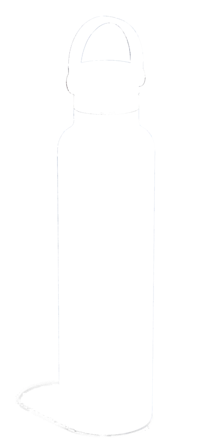 Trinkflasche Standard Flex Deckel 700ml surf