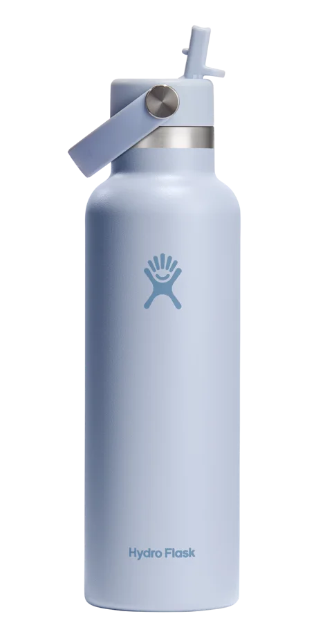 Trinkflasche Standard Flex Deckel m. Strohhalm 620ml surf