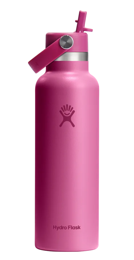 Trinkflasche Standard Flex Deckel m. Strohhalm 620ml reef