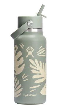 Trinkflasche Wide Flex Deckel Strohhalm 945ml bot