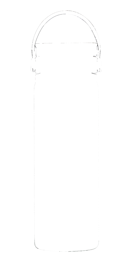Trinkflasche Wide Flex Sip Deckel 590ml agave