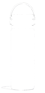 Trinkflasche Wide Flex Sip Deckel 590ml schwarz