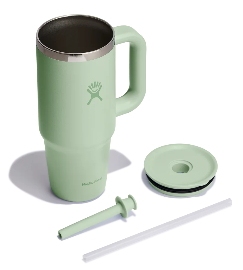Reisebecher mit Trinkhalm 710ml aloe