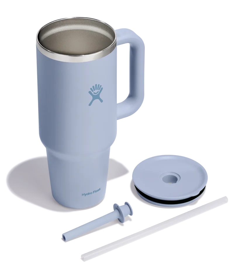 Reisebecher mit Trinkhalm 1180ml surf