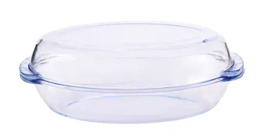 Auflaufform oval m. Deckel 3800ml 18.9x33.7cm