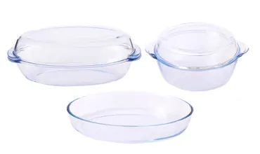 5er Set Ofengeschirr Auflaufformen