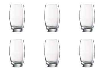 6er Set Salto Wasserglas 0.5lt D8.2cm H14.6cm